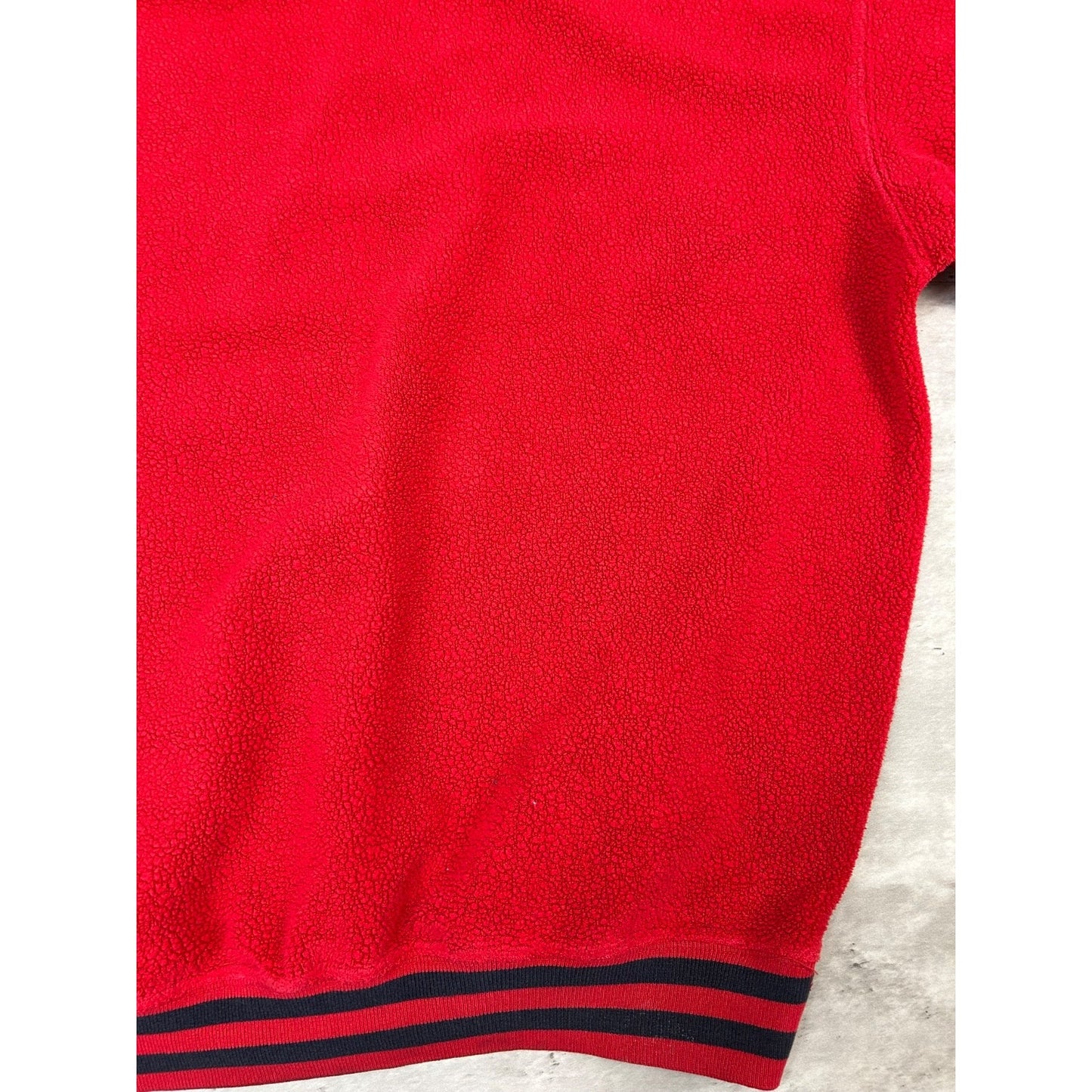 Vintage Chaps Ralph Lauren Embroidered Spellout Fleece Sweatshirt Size 2XL