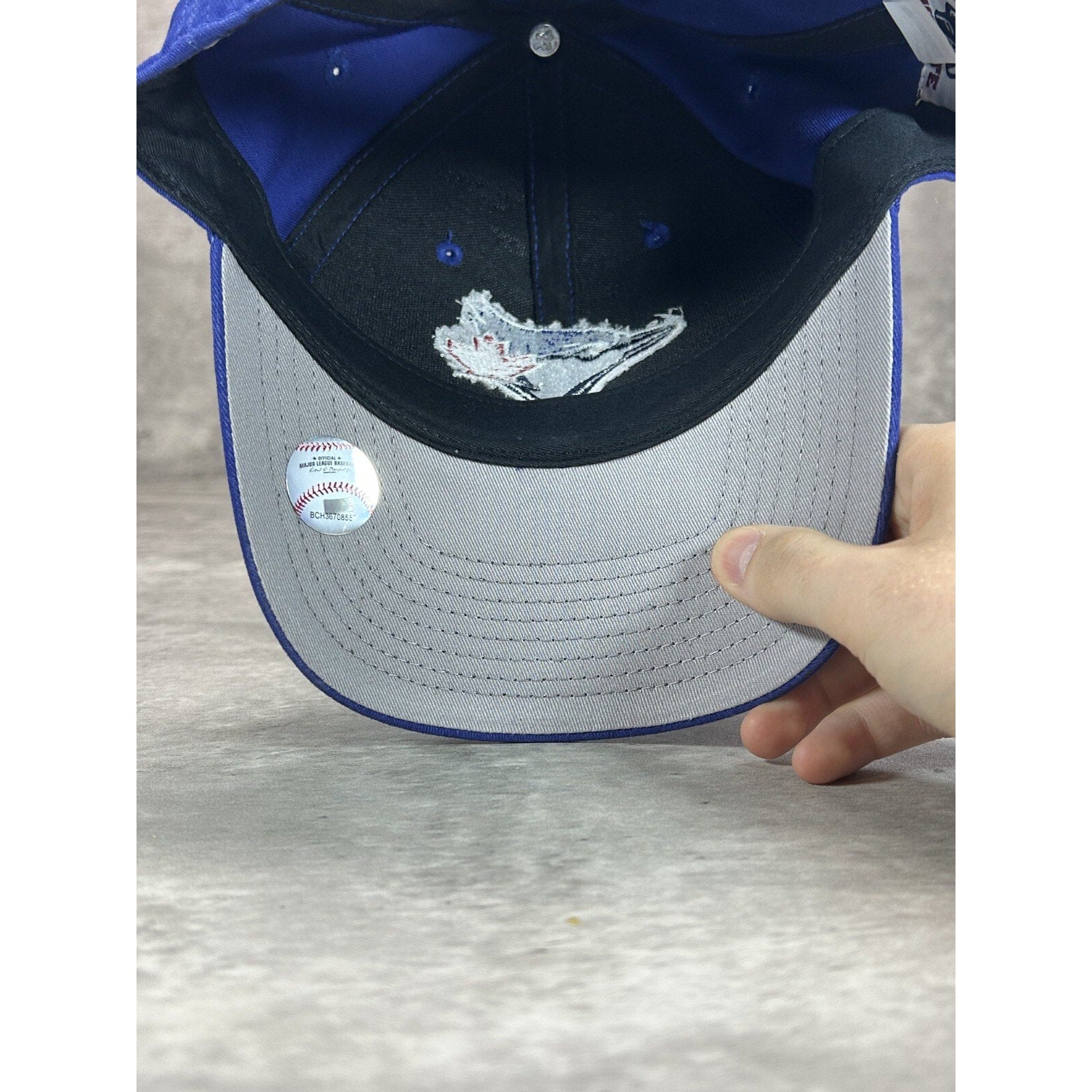 Toronto Blue Jays MLB Embroidered Logo Baseball Snapback Hat OSFA Blue