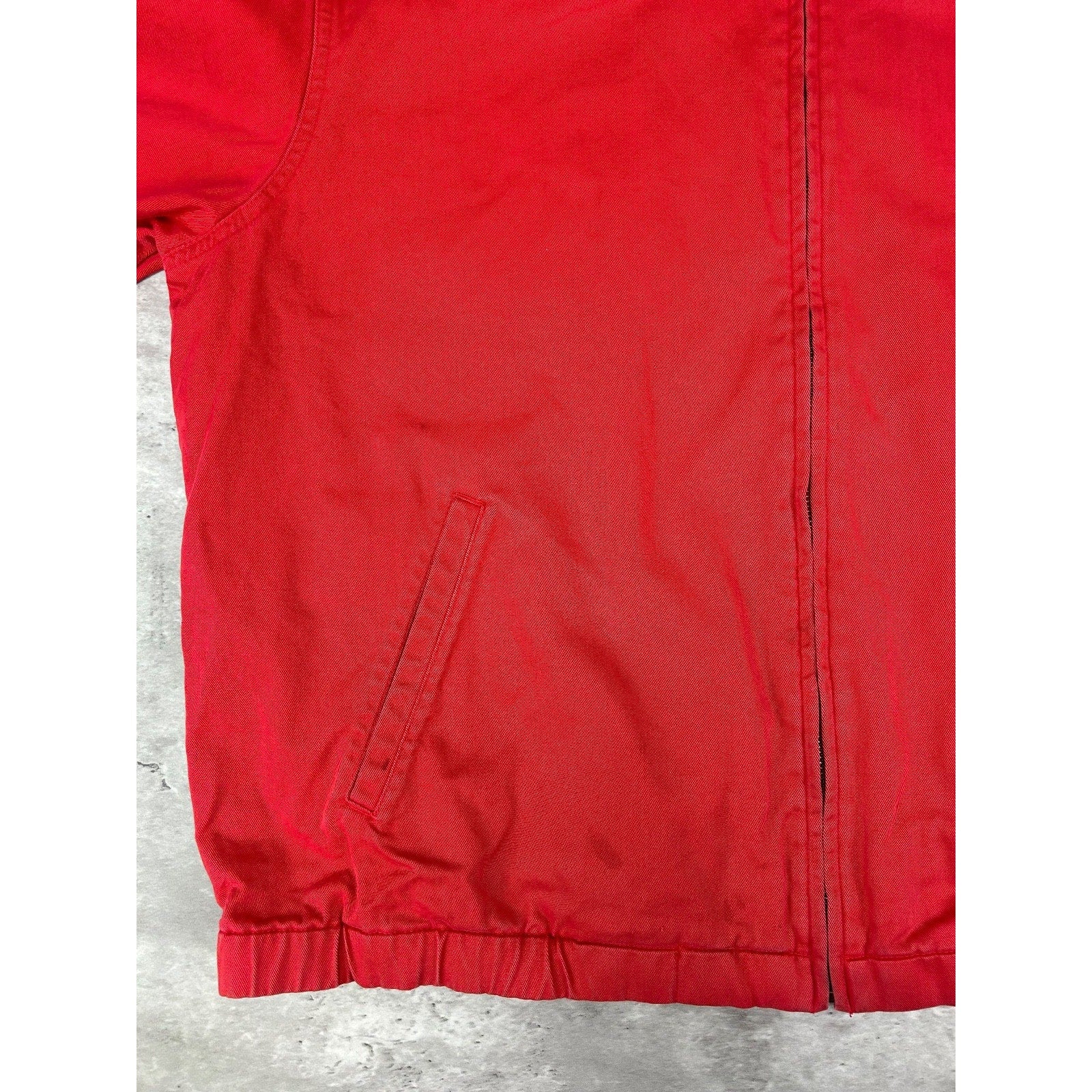 Vintage Polo Ralph Lauren Embroidered Pony Harrington Jacket Size XL Red