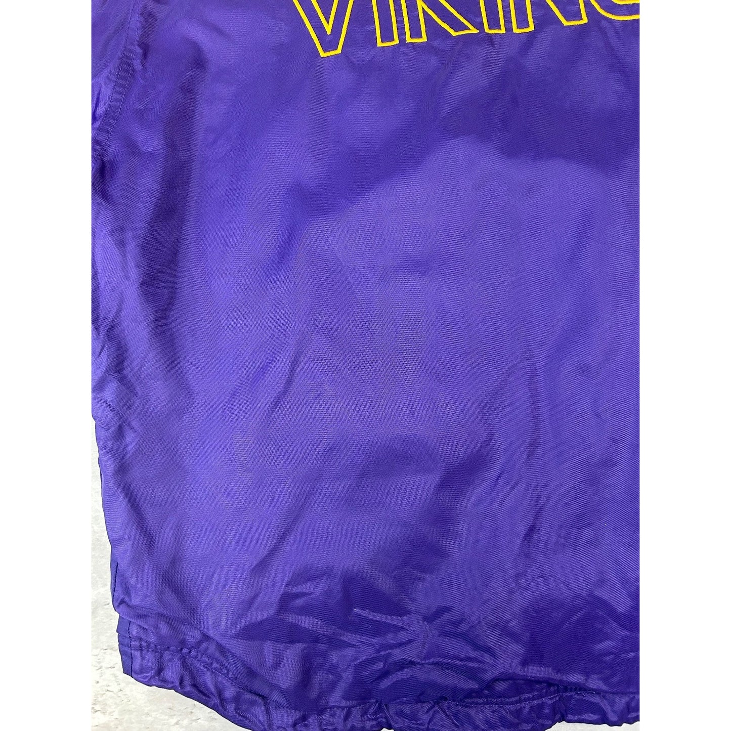 Vintage Minnesota Vikings NFL Insulated Full Zip Football Jacket Size Large