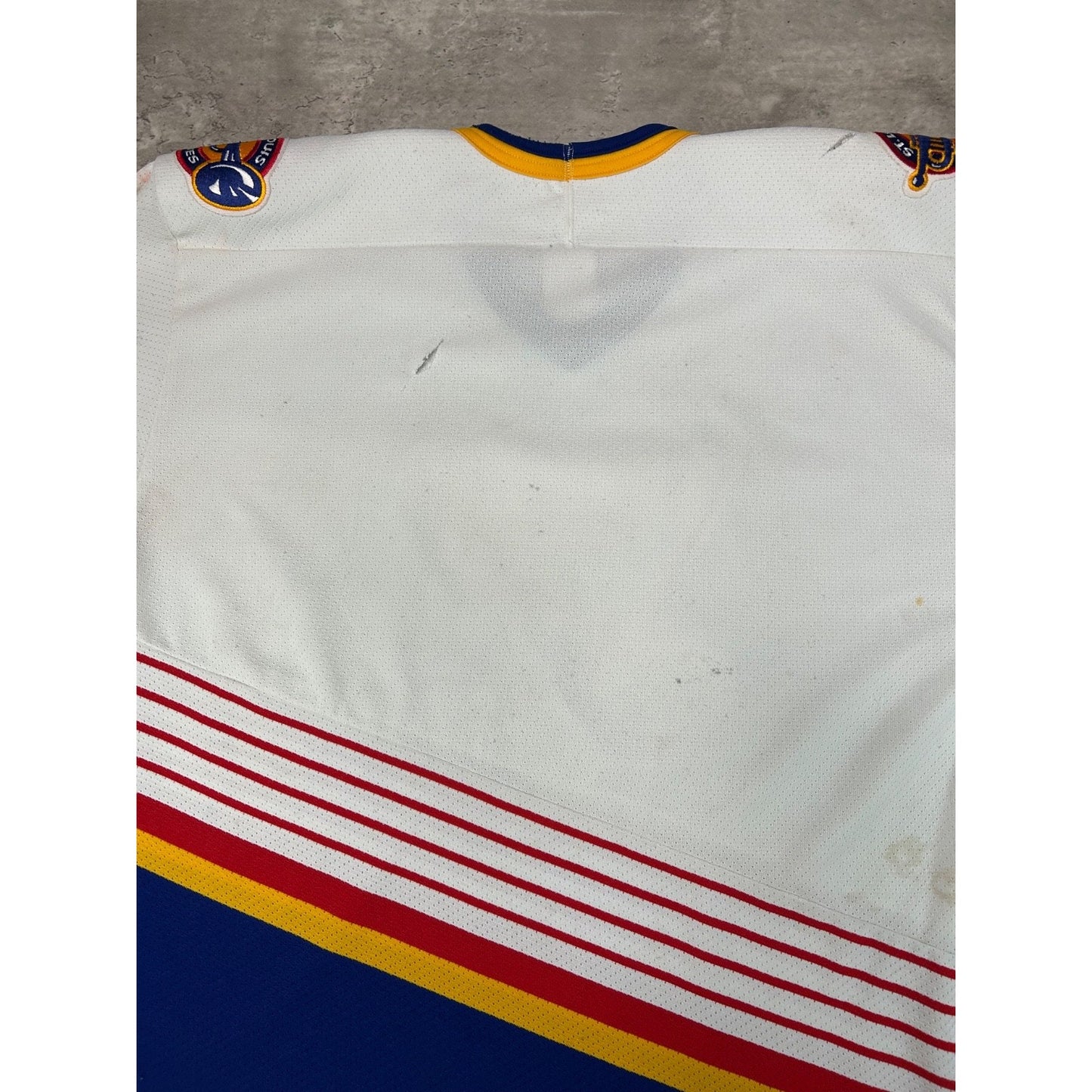 Vintage 90s St Louis Blues NHL Stitched CCM Hockey Jersey Size Large