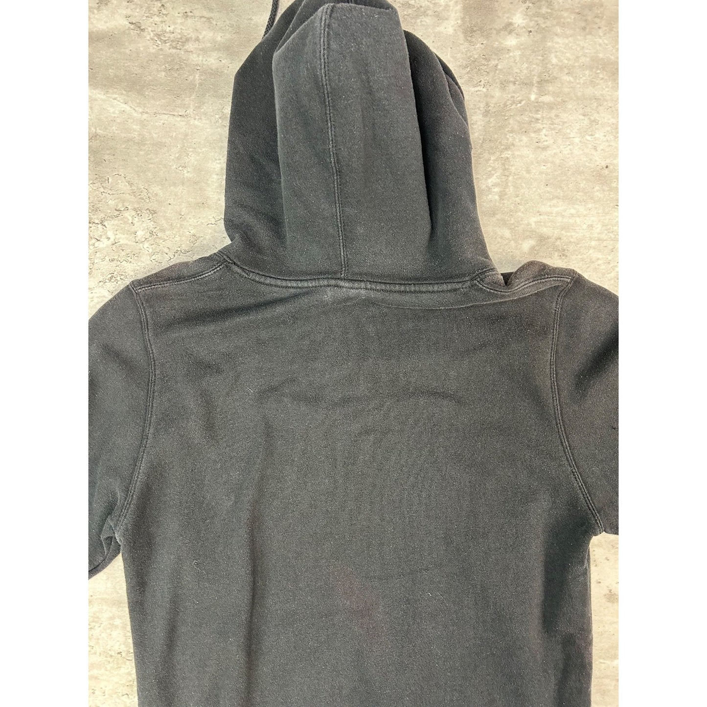 Vintage Stussy Knowledge Spellout Graphic Hooded Sweatshirt Size Small