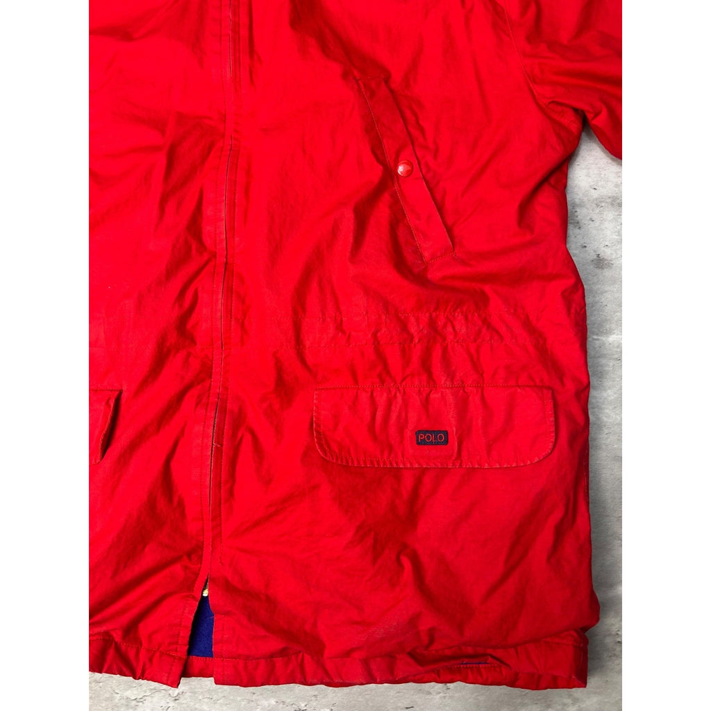 Vintage 90s Polo Ralph Lauren Insulated Multi Pocket Full Zip Jacket Size Medium