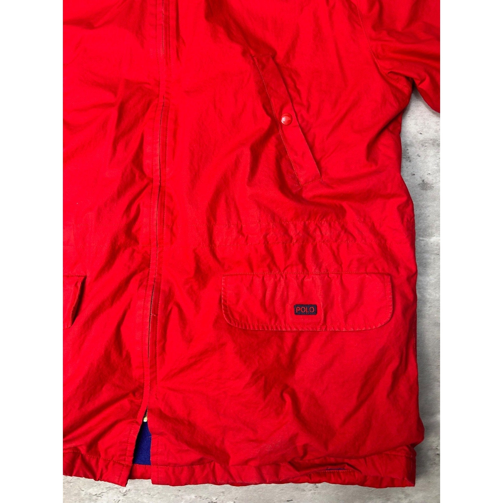 Vintage 90s Polo Ralph Lauren Insulated Multi Pocket Full Zip Jacket Size Medium