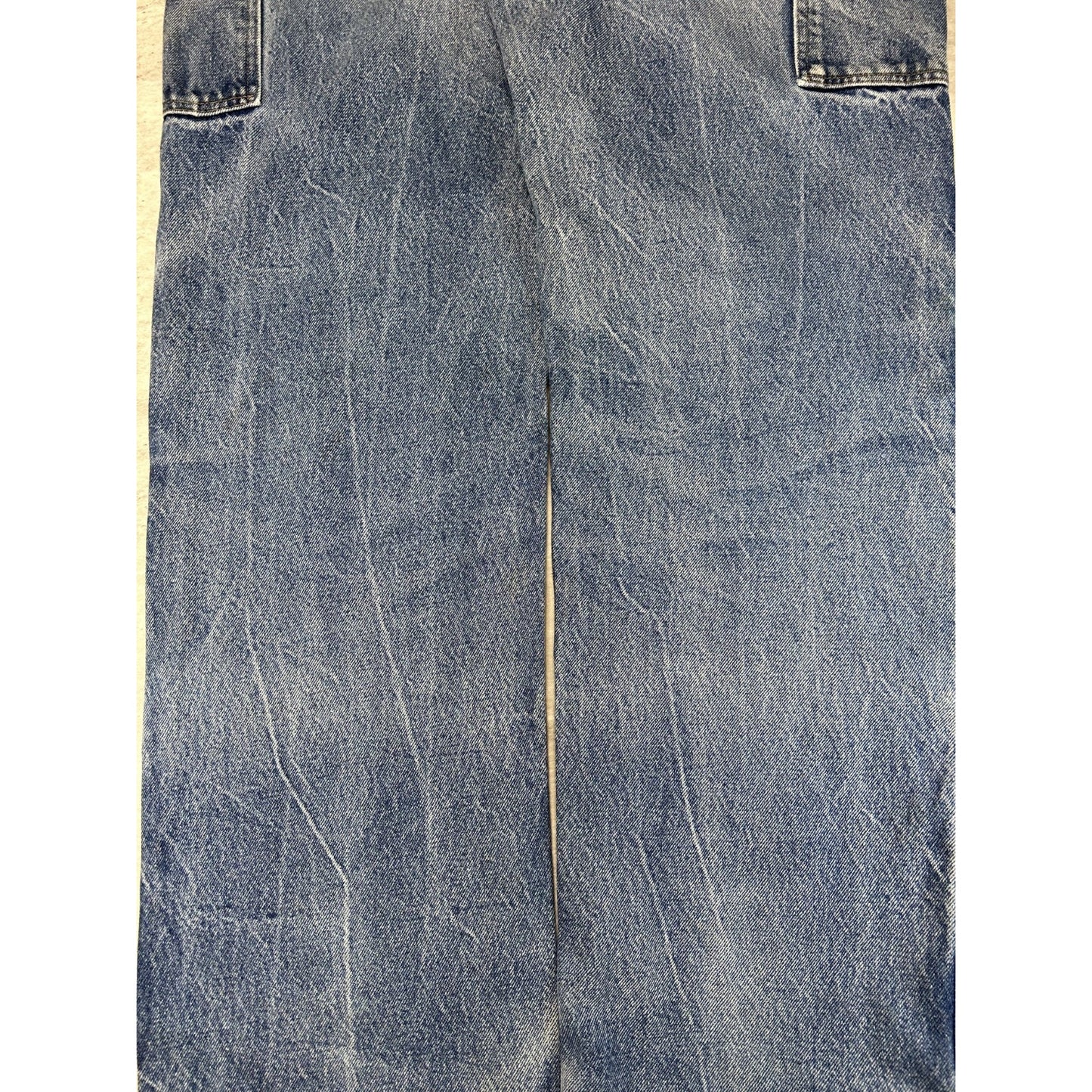 Vintage Carhartt Medium Wash Denim Double Knee Carpenter Pants Size 34