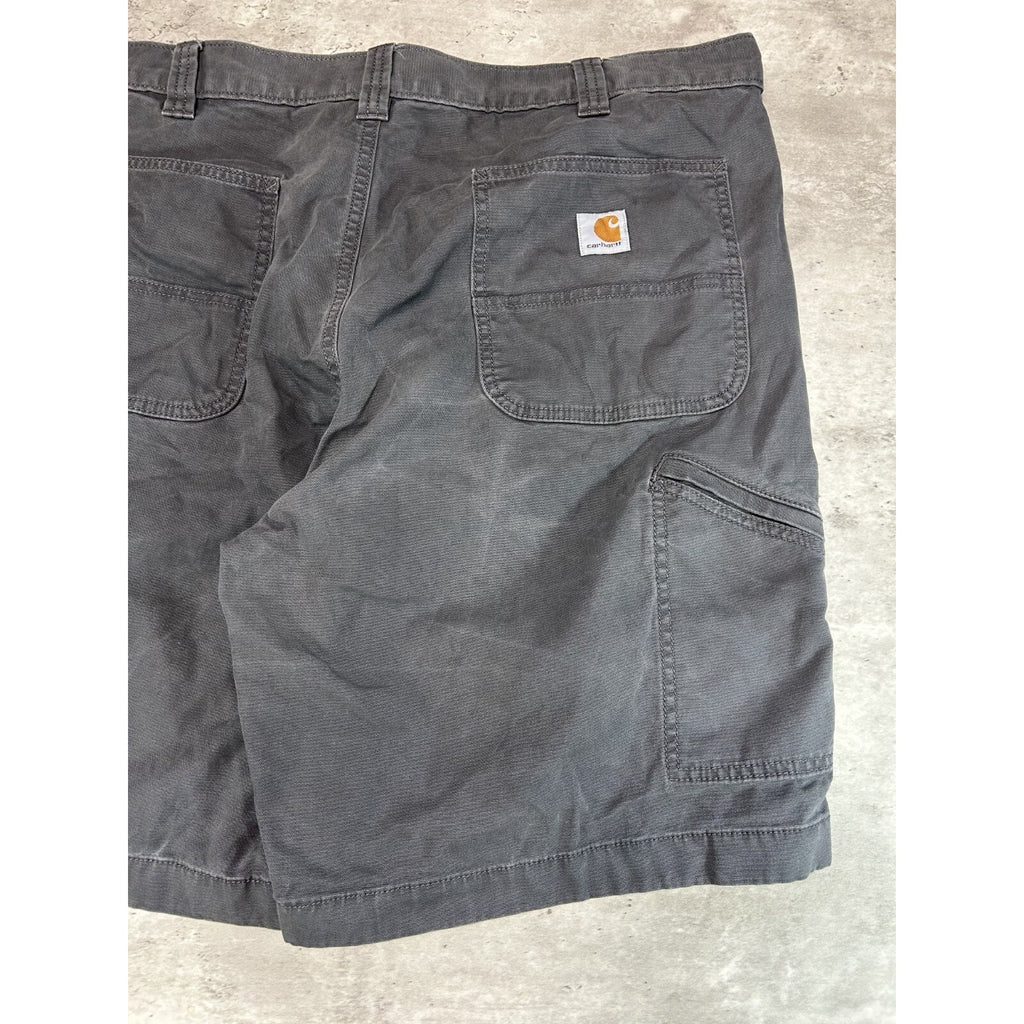 Carhartt Relaxed Fit Canvas Workwear Five Pocket Shorts Size 40 Gray