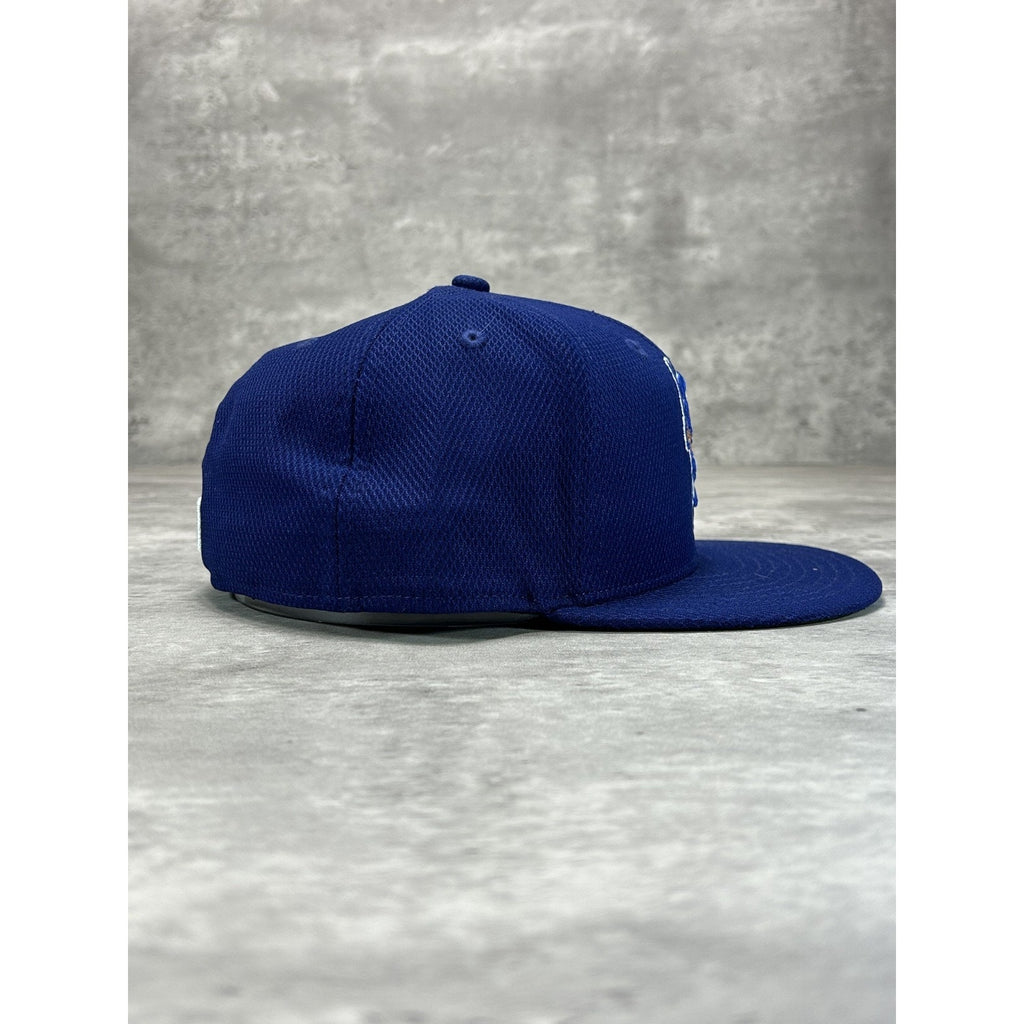 Buffalo Bisons MiLB Embroidered Logo Baseball Fitted Hat 7 1/2 Blue