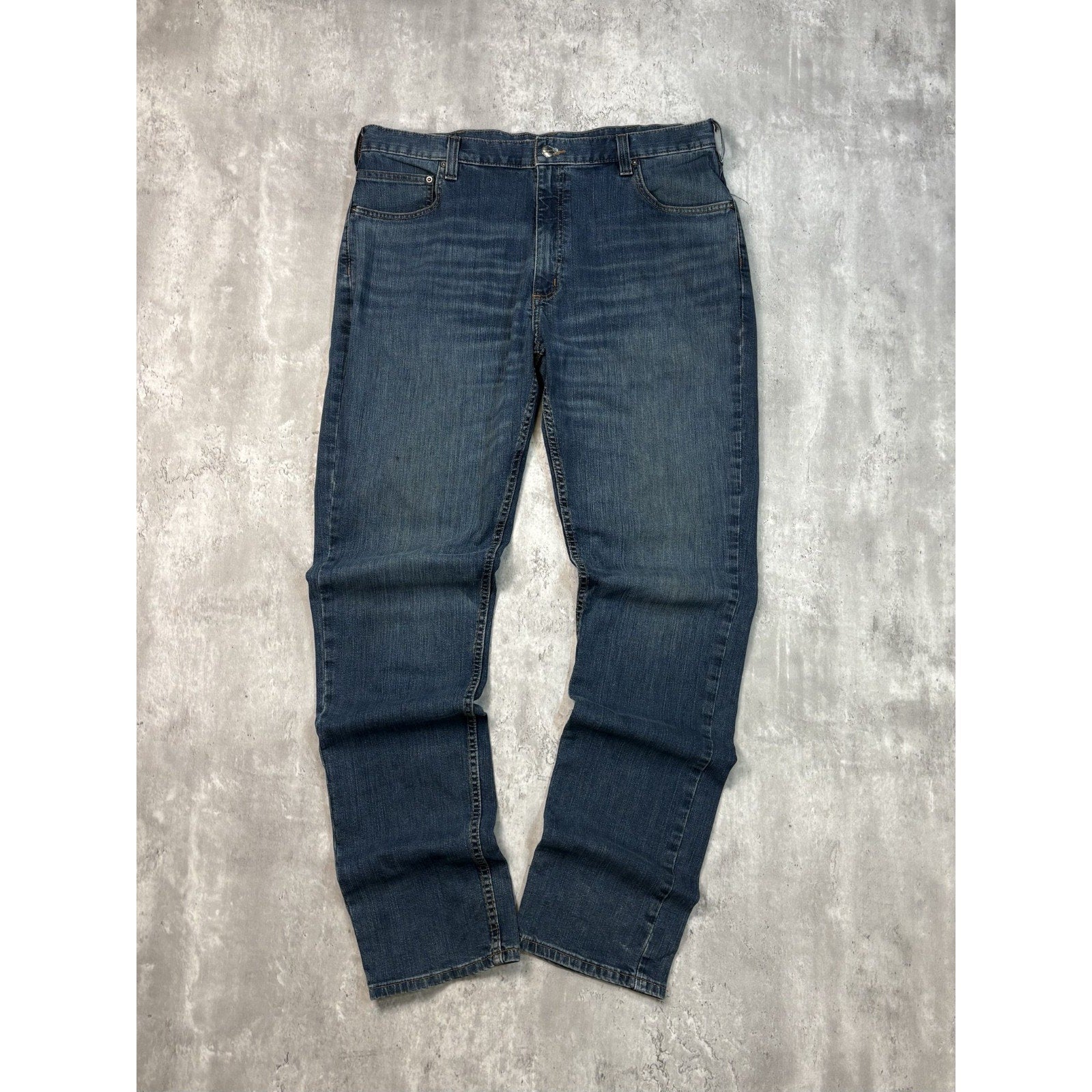 Vintage Carhartt Relaxed Fit Dark Wash Denim Workwear Pants Size 38