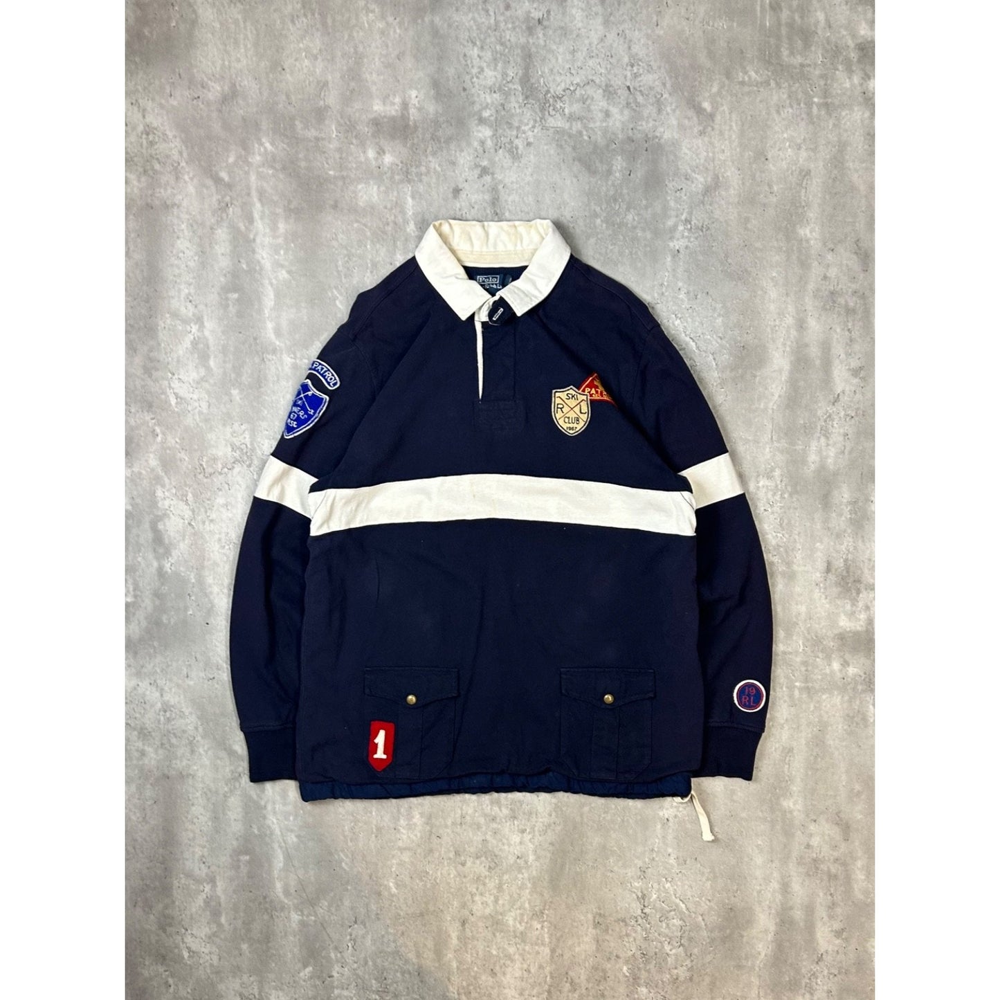 Vintage Polo Ralph Lauren Ski Patrol Expedition Sportsman Button Up Shirt Sz XL