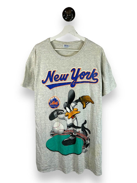 Vintage 1993 New York Mets MLB Looney Tunes Daffy Duck Graphic T-Shirt Size 3XL