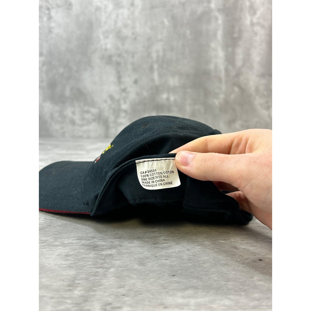 Vintage Havoline Racing Embroidered Spellout Nascar Strapback Hat OSFA