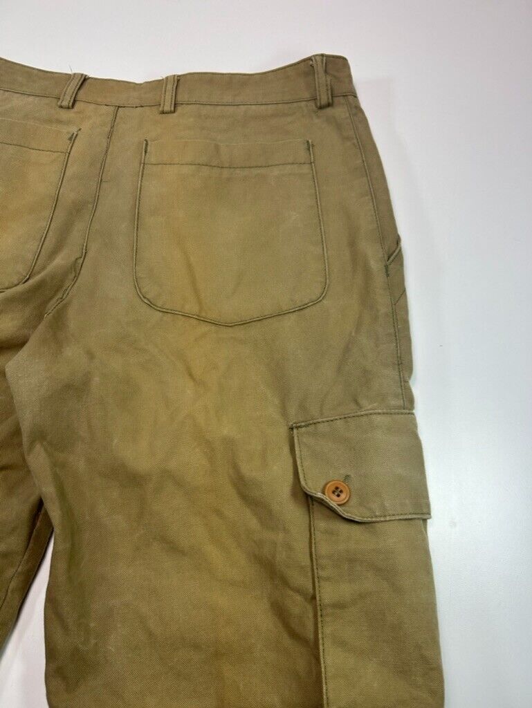 Vintage 80s/90s Chaps Ralph Lauren Straight Fit Cargo Pants Size 34 Beige