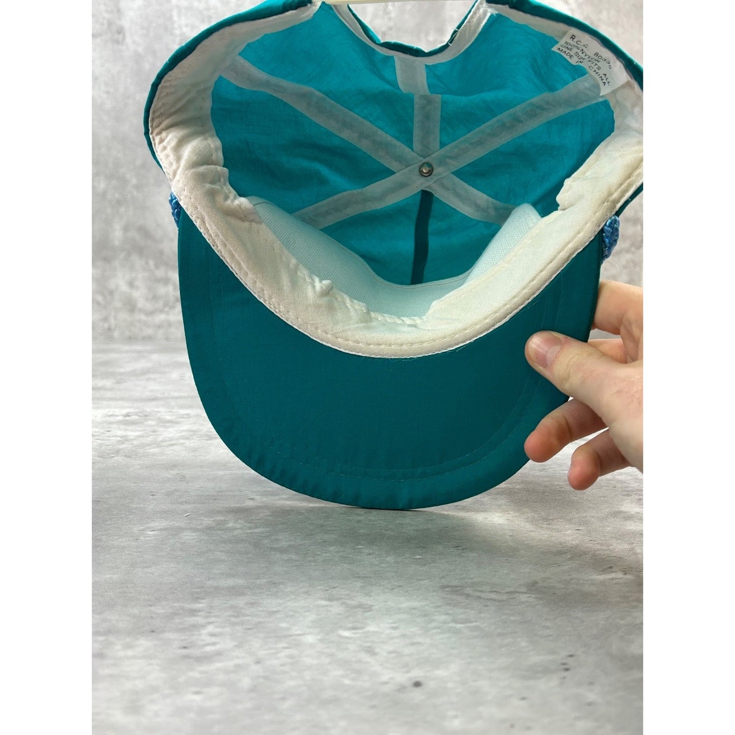 Vintage 90s Siemens Graphic Spellout Nylon Snapback Hat OSFA