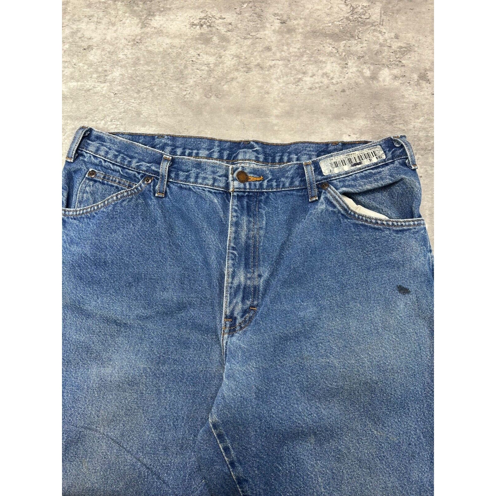 Dickies Dark Wash Denim Workwear Denim Pants Size 36 Blue