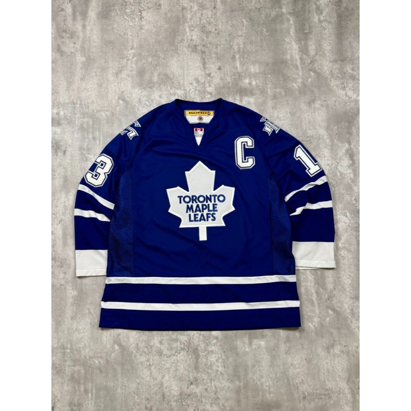 Vintage Mats Sundin #13 Toronto Maple Leafs NHL Koho Hockey Jersey Size Large