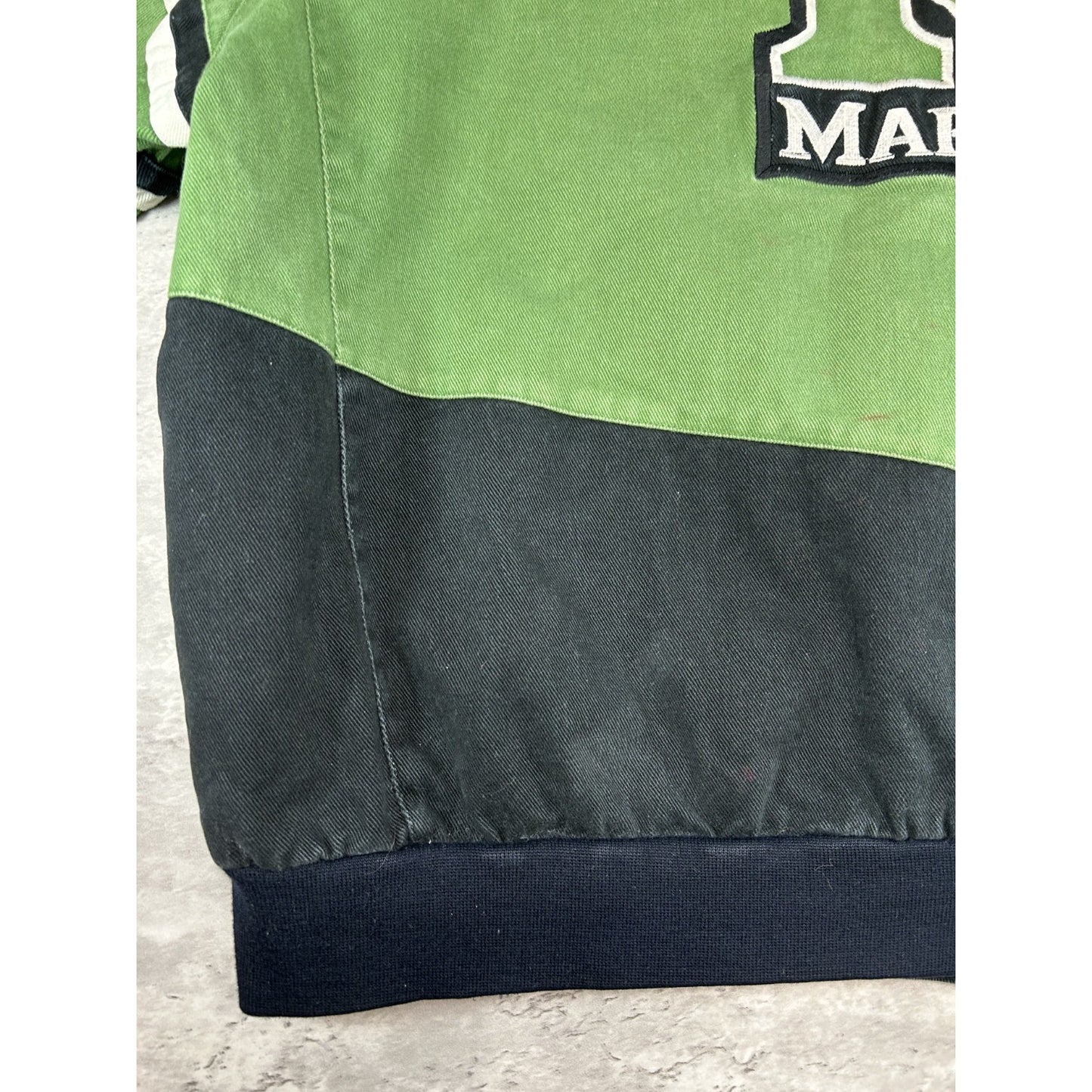 Vintage Marshall Herd NCAA Embroidered Logo Collegiate Bomber Jacket Size 3XL