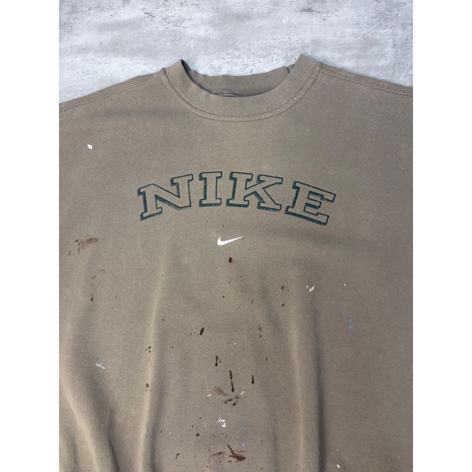Vintage 90s Nike Arc Spellout Graphic Crewneck Sweatshirt Size XL