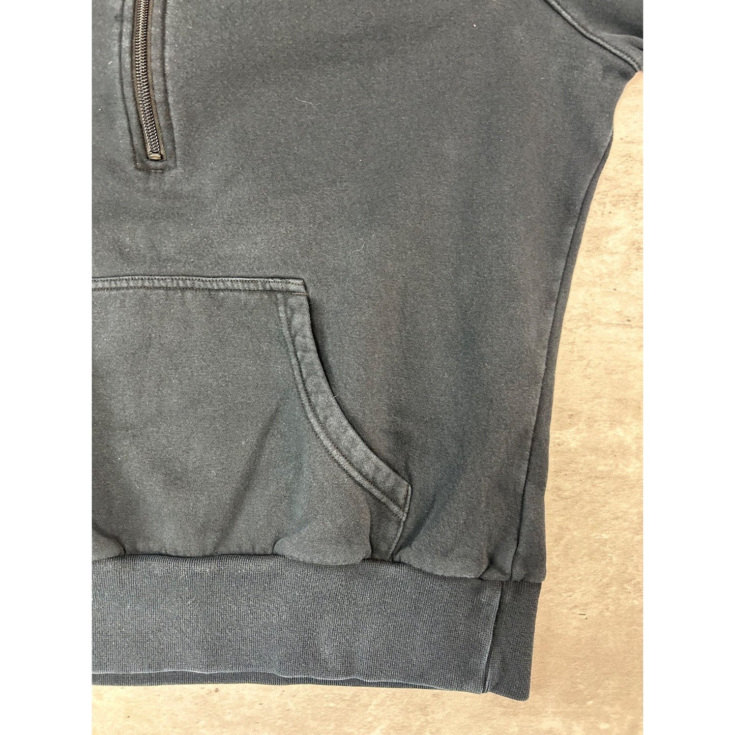 Vintage 2000s Nike Embroidered Mini Swoosh 1/4 Zip Crewneck Sweatshirt YOUTH XL