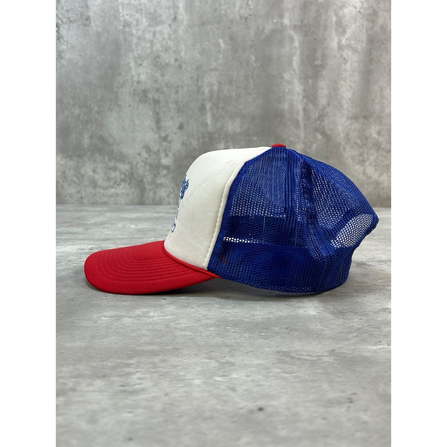 Vintage 90s Spankys Bar & Grill Graphic Spellout Trucker Snapback Hat OSFA