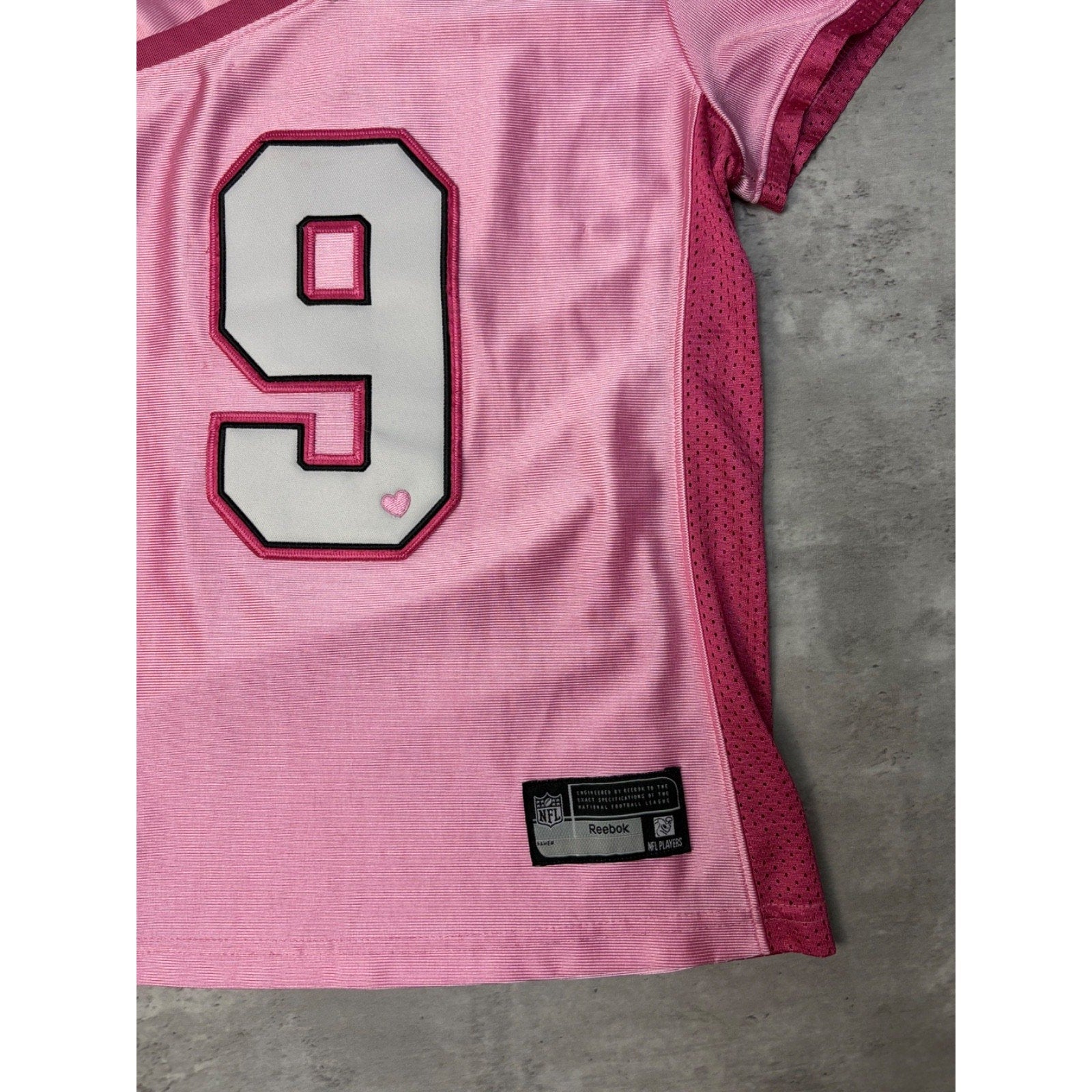 Vintage Womens Tony Romo #9 Dallas Cowboys NFL Valentines Jersey Size Medium