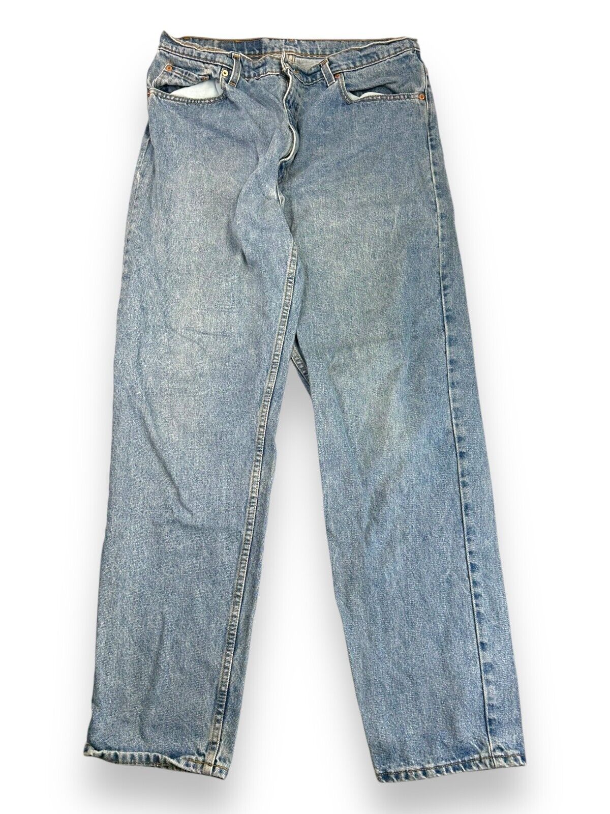 Vintage 90s Levis 550 Red Tab Medium Wash Denim Pants Size 36W