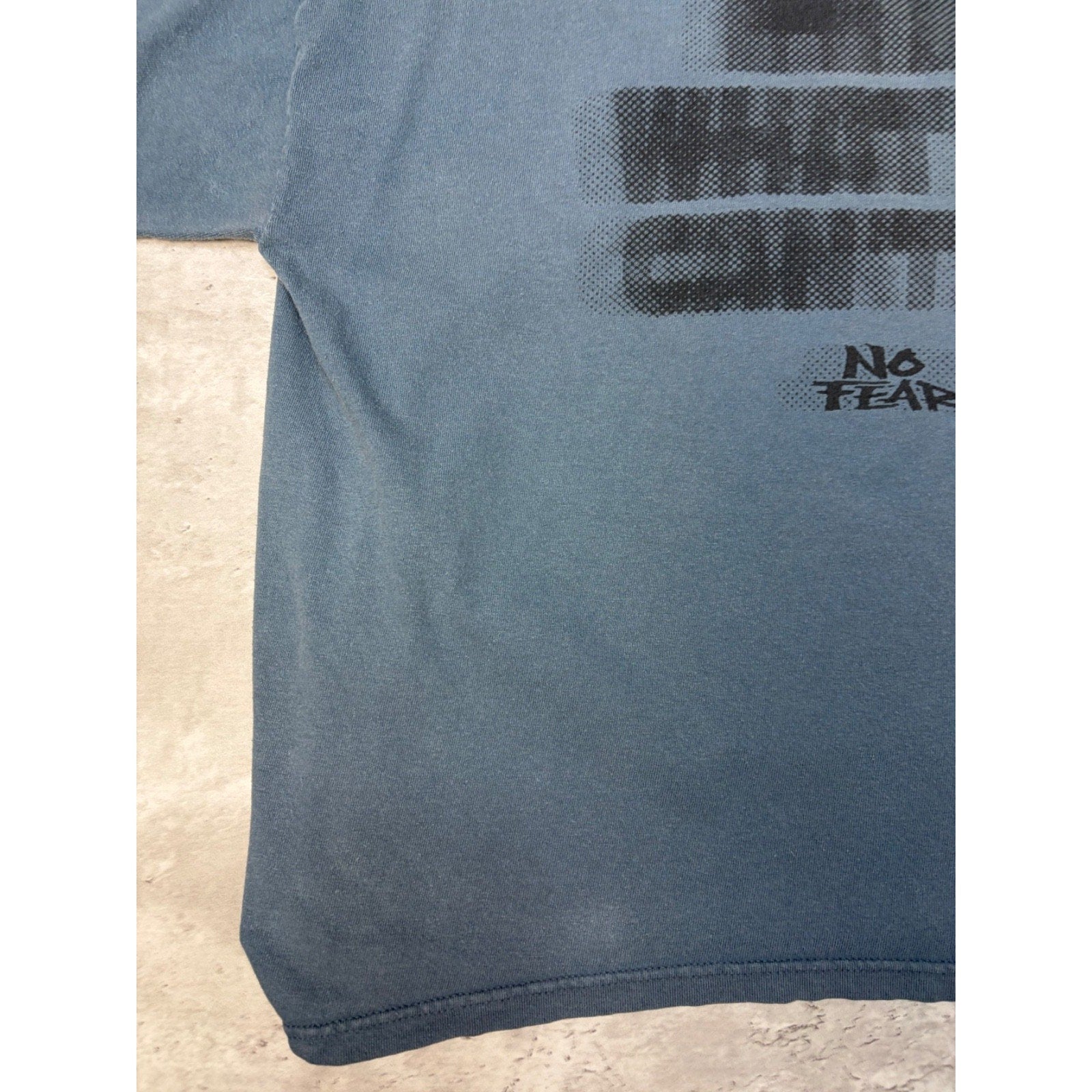 Vintage No Fear Cant Hit What You Cant See Long Sleeve T-Shirt Size Large