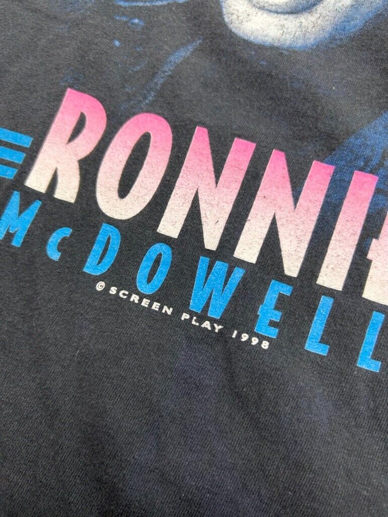 Vintage 1998 Ronnie McDowell And The Rockits Music Promo T-Shirt Size Large 90s