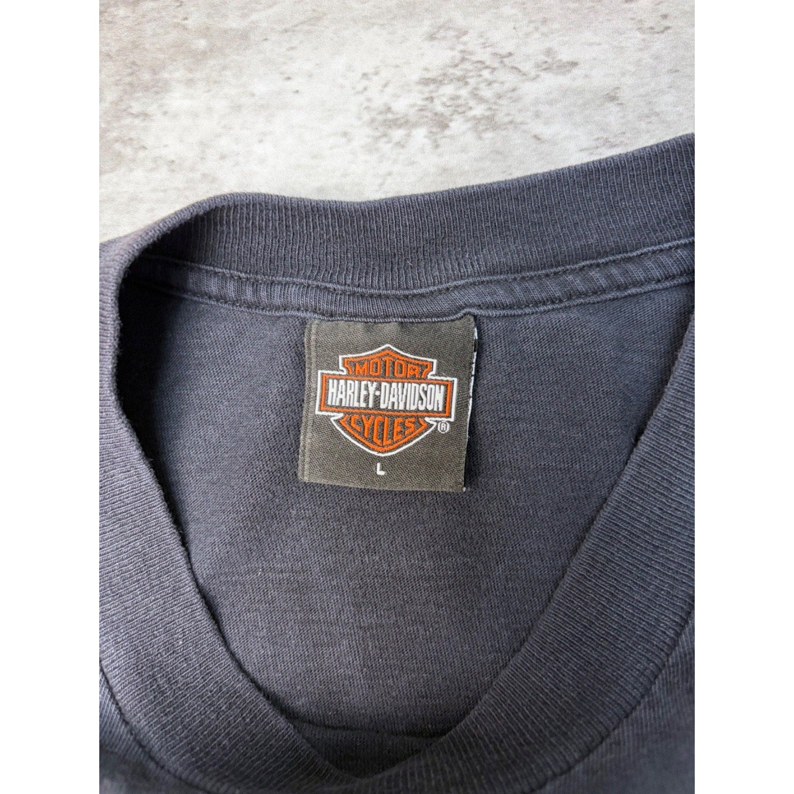 Vintage 2005 Harley Davidson Buffalo Destination Graphic T-Shirt Size Large