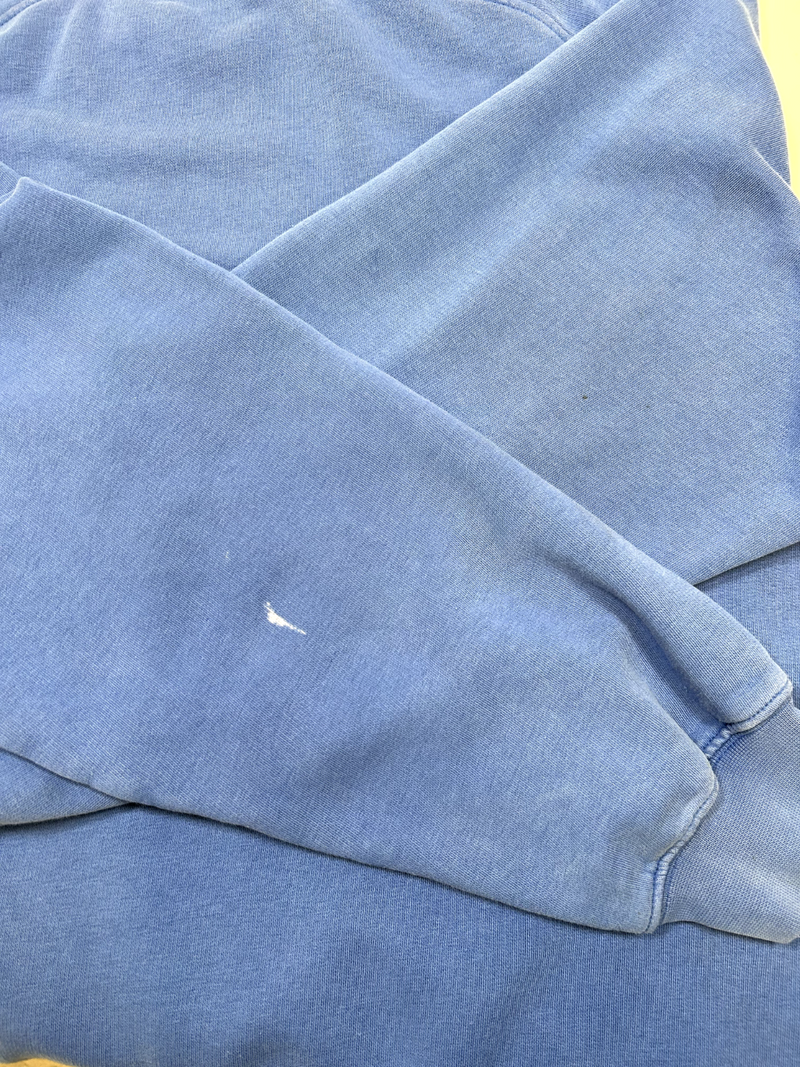 Vintage Y2K Nike Embroidered Mini Swoosh Sweatshirt Size 2XL Blue