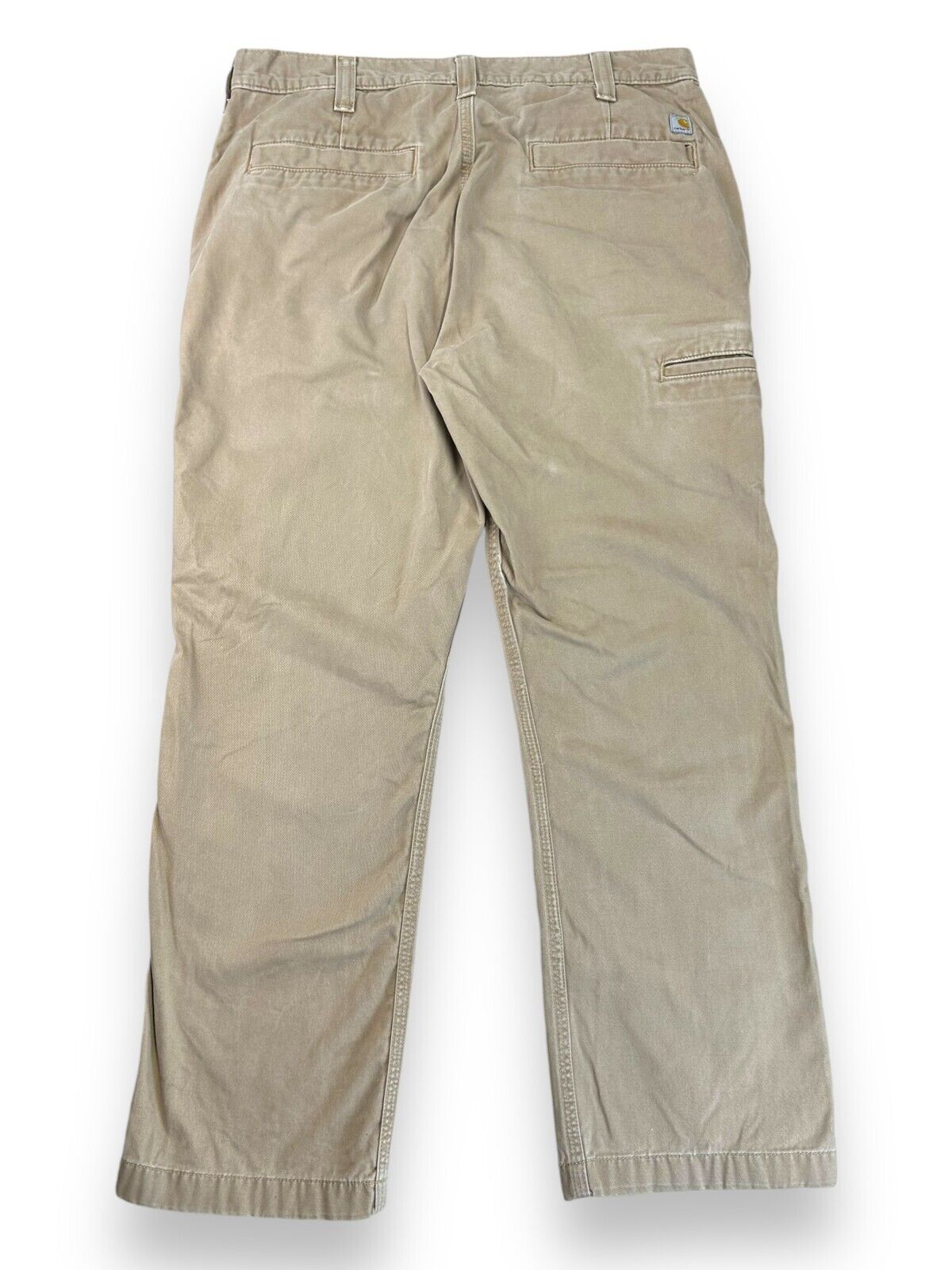 Carhartt Chino Style Twill Five Pocket Khaki Workwear Pants Size 35