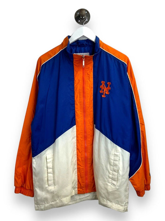 Vintage 90s New York Mets MLB Starter Nylon Windbreaker Jacket Size Medium