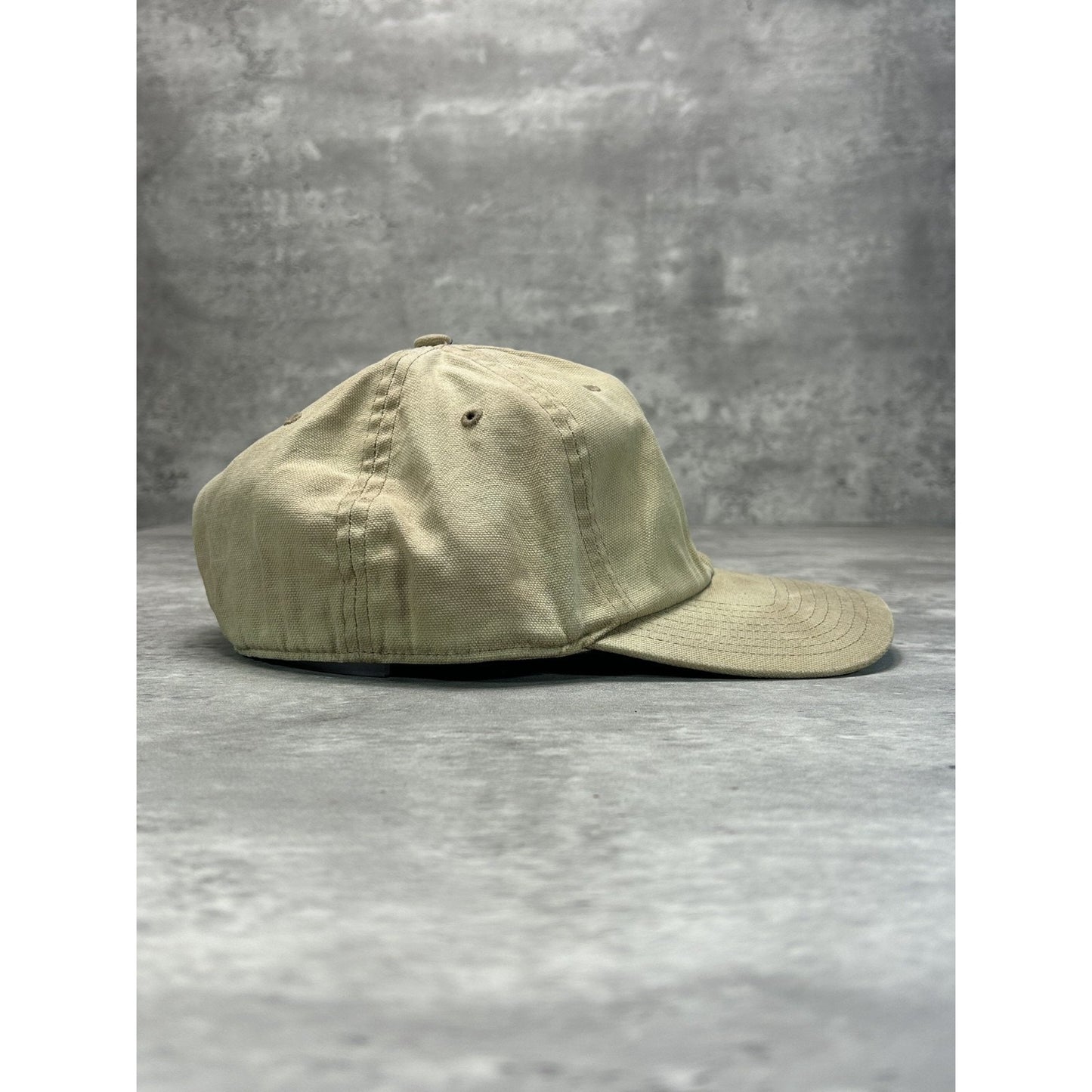 Vintage 90s Carhartt Canvas Embroidered Patch Workwear Flexfit Hat L/XL