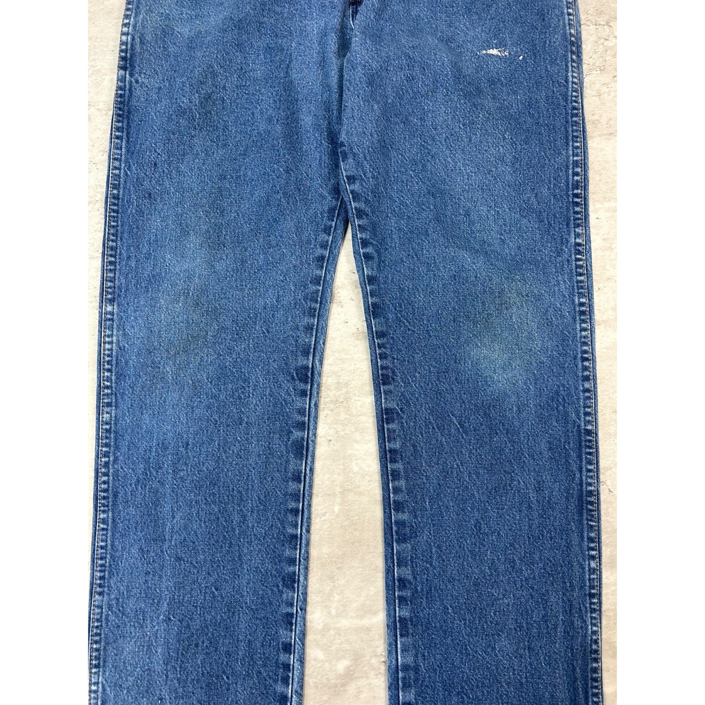 Vintage Wrangler Dark Wash Denim Western Pants Size 34 Blue