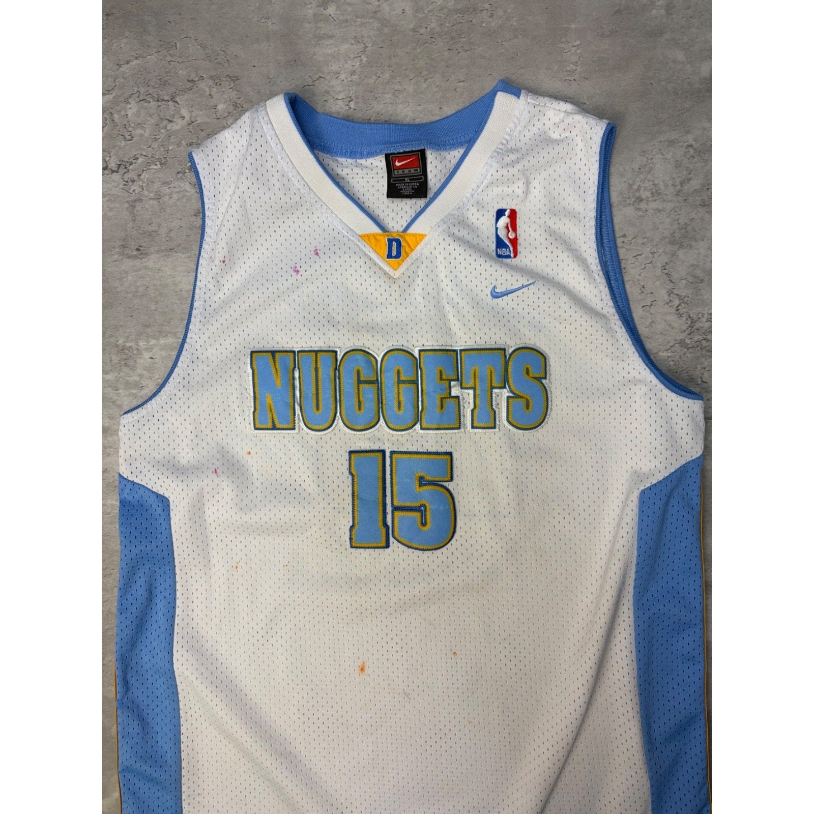 Carmelo Anthony #15 Denver Nuggets NBA Nike Basketball Jersey Size XL YOUTH