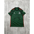 Vintage Mexico Adidas Soccer Green Jersey Size Large