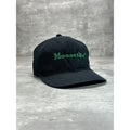 Vintage Moosejaw Embroidered Spellout Logo Snapback Hat OSFA Black