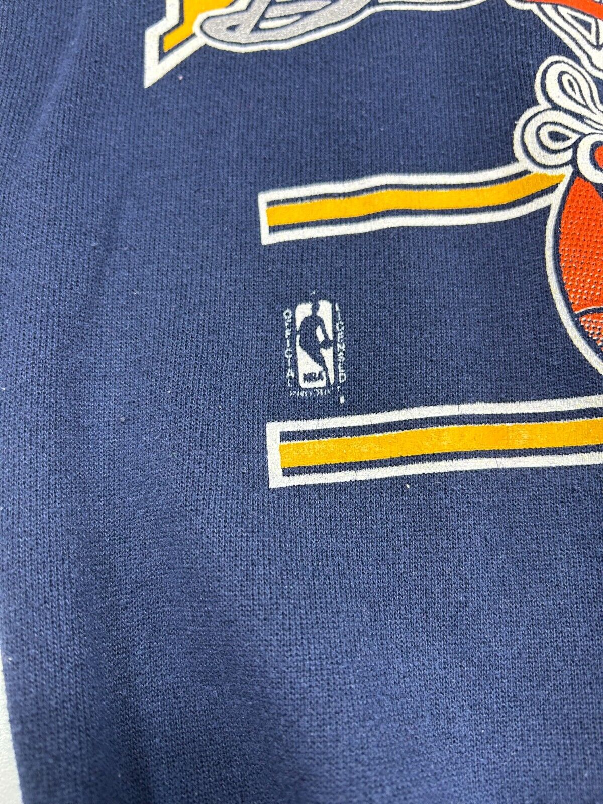 Vintage 90s Indiana Pacers NBA Big Graphic Spellout Sweatshirt Size Medium