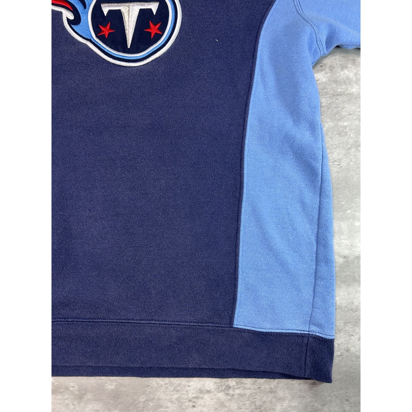 Vintage Tennessee Titans NFL Embroidered Logo Reebok Football Sweatshirt Large