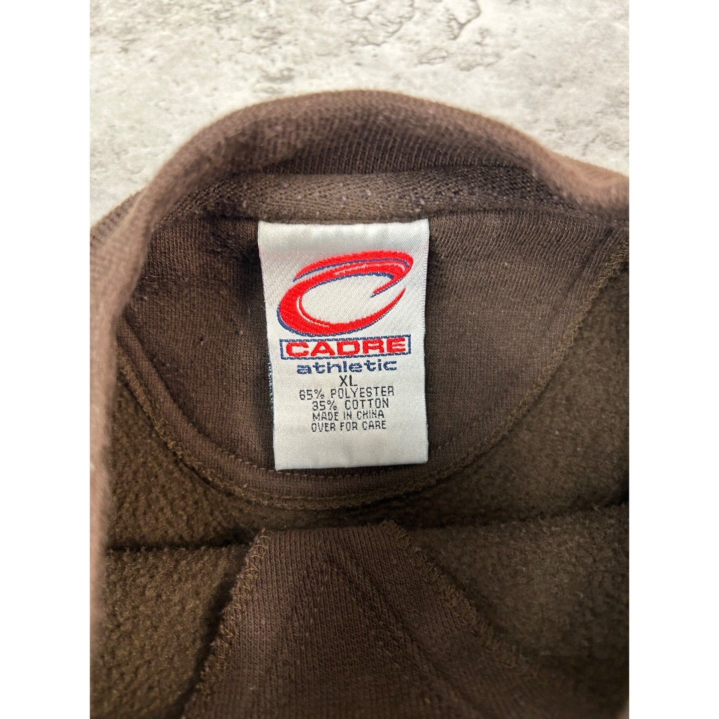 Vintage 90s Cleveland Browns NFL Embroidered Spellout Sweatshirt Size XL