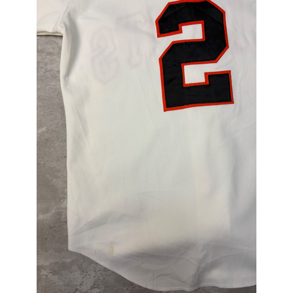 Vintage San Fransisco Giants MLB Stitched Spellout Baseball Jersey Size Medium