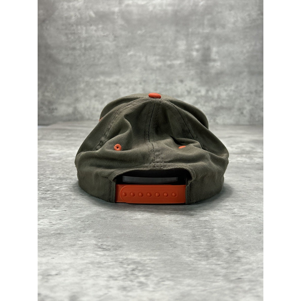 Vintage Cleveland Browns NFL Embroidered Helmet Logo Athletic Snapback Hat OSFA