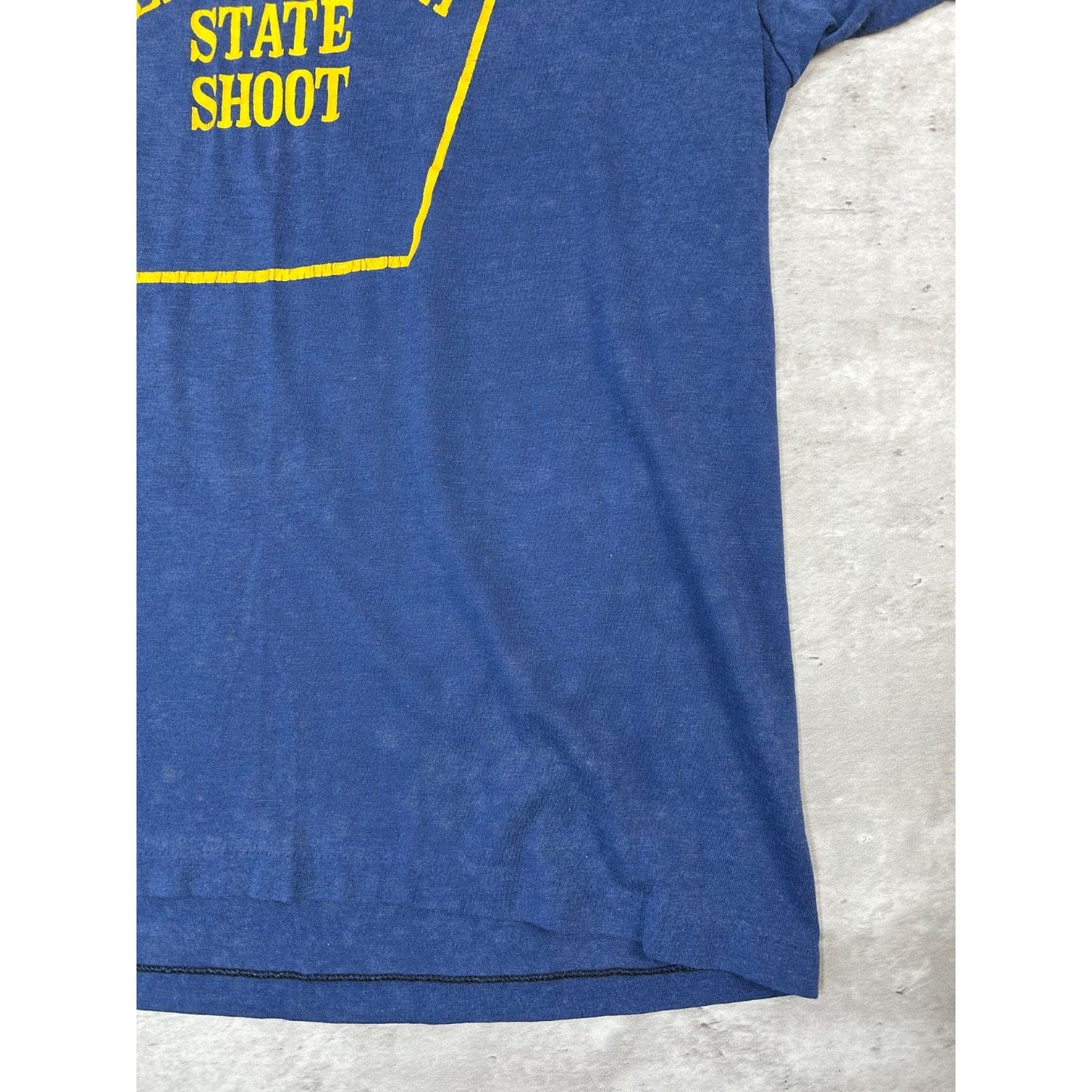 Vintage 80s/90s Pennsylvania State Shoot Skeet Shooting Graphic T-Shirt Medium