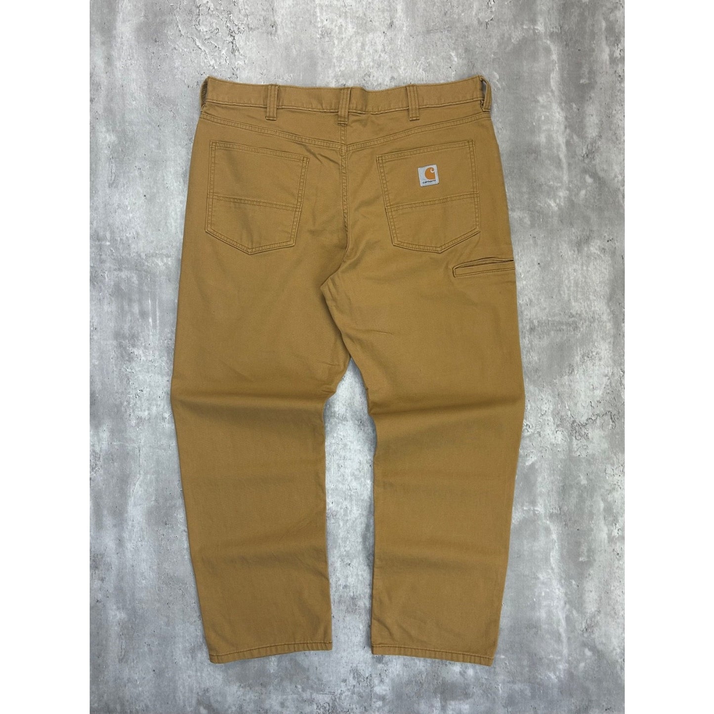 Carhartt Relaxed Fit Canvas Workwear Five Pocket Pants Size 38 Beige