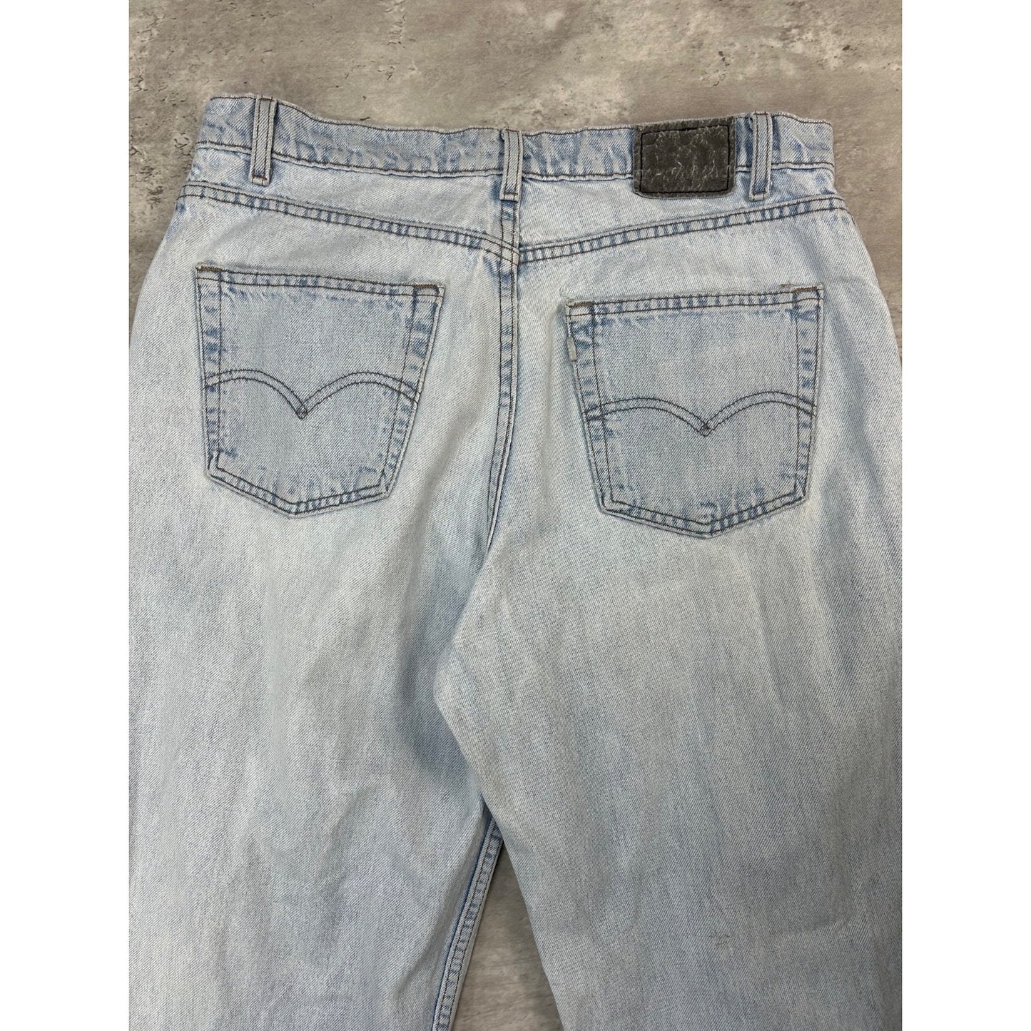 Vintage 90s Levis Silvertab Loose Fit Light Wash Denim Pants Size 34