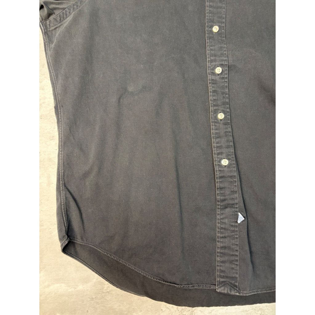 Vintage Polo Ralph Lauren Embroidered Pony Long Sleeve Button Up Shirt Sz Large
