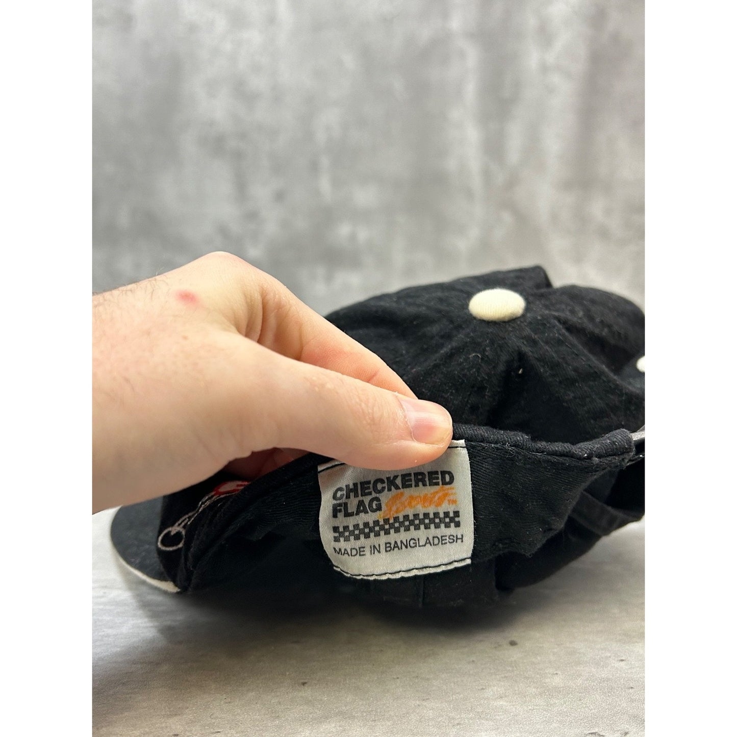 Vintage Remington Racing Embroidered Spellout Strapback Hat OSFA