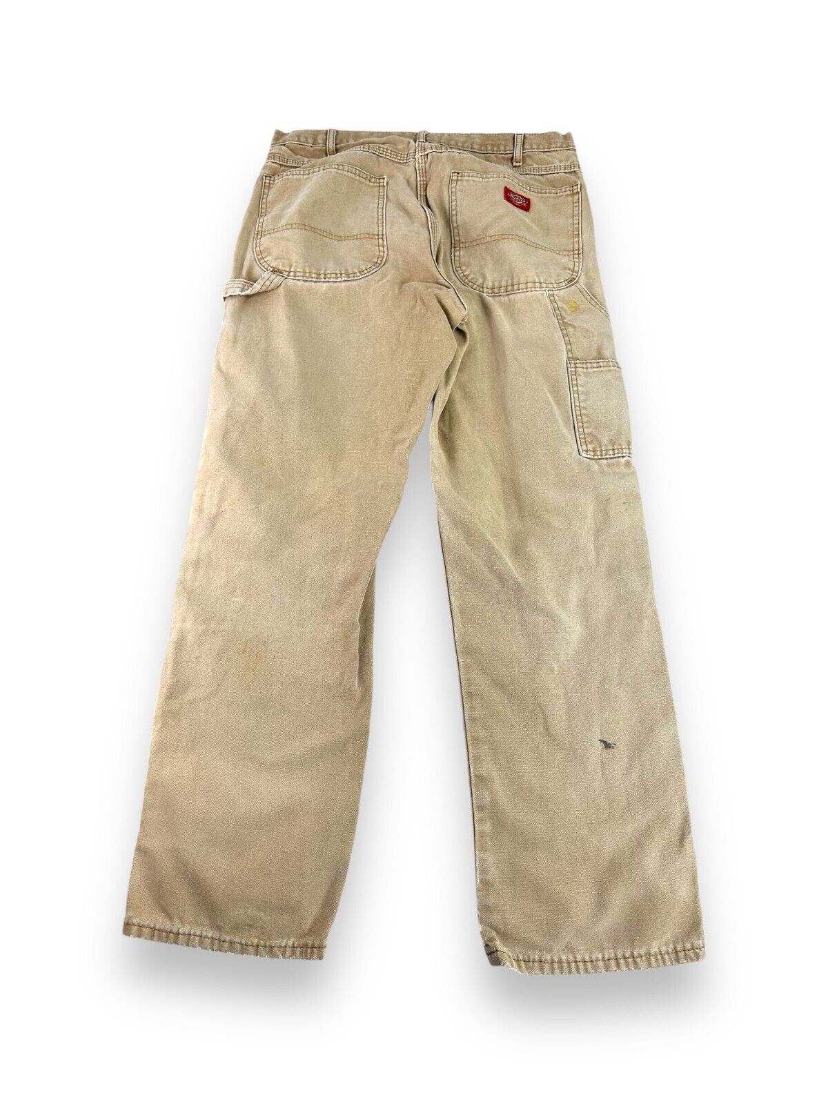 Dickies Canvas Workwear Carpenter Pants Size 33 Beige