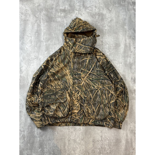 Vintage Columbia Mossy Oak Shadow Grass Camo Full Zip Hunting Jacket Size XL