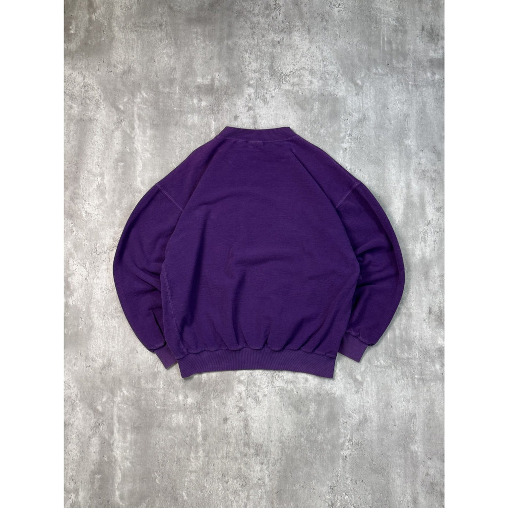 Vintage 90s University Of Western Embroidered Spellout Sweatshirt Size Medium