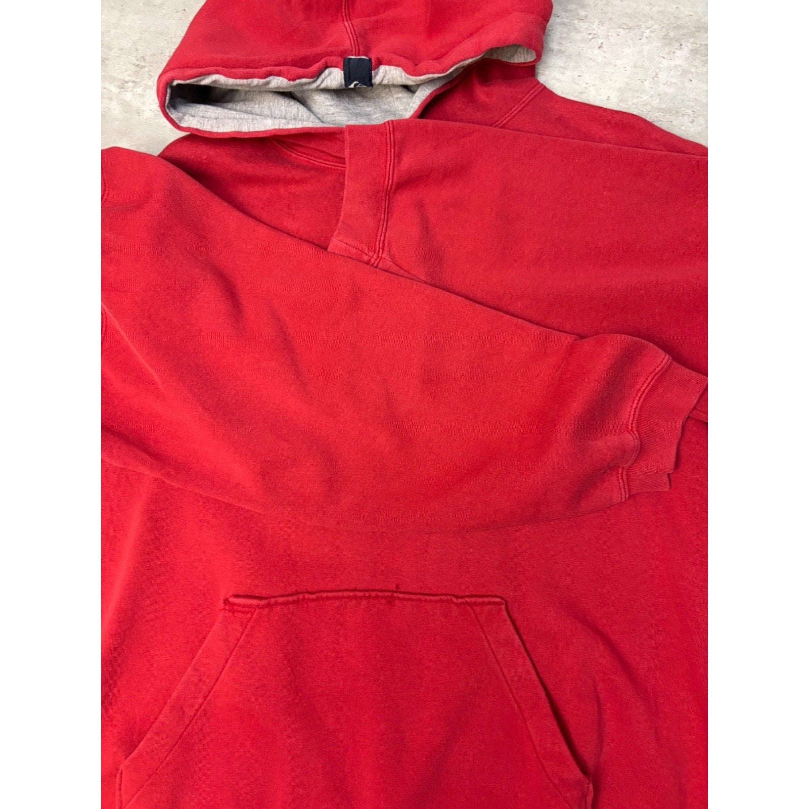 Vintage Y2K Quiksilver Embroidered Logo Spellout Hooded Sweatshirt Size Small